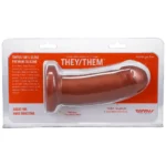 Tantus They/Them Super Soft Thick Dildo - Copper