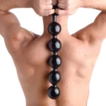 XR Brands Master Series The Black Baller Anal Beads