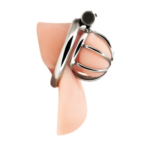 Blue Line Little Cock Chastity Cage