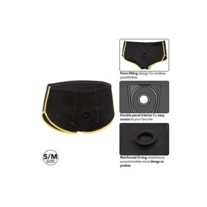 Boundless Boxer Brief - Black & Yellow Small-Medium