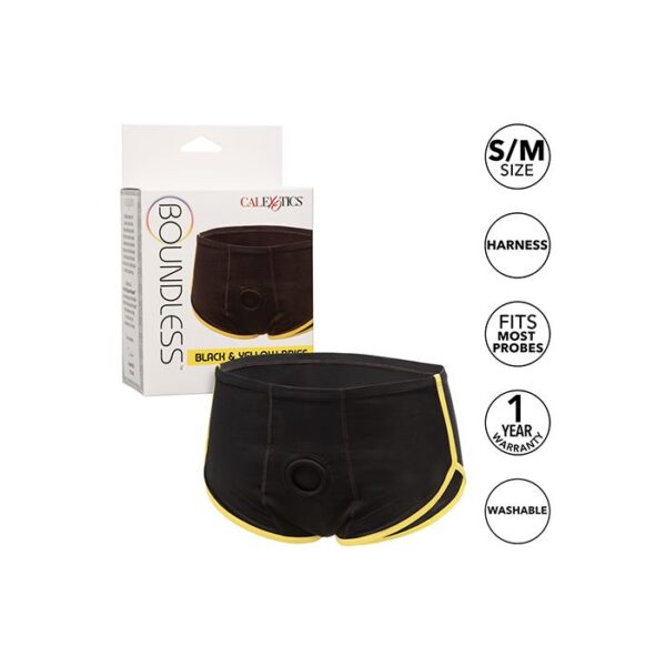 Boundless Boxer Brief - Black & Yellow Small-Medium