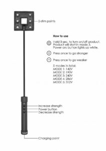 Shots America ELECTROSHOCK E-Stim Spanking Crop-Black