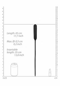 Shots Ouch! | Extra Long Urethral Sounding Silicone Vibrating Bullet Plug