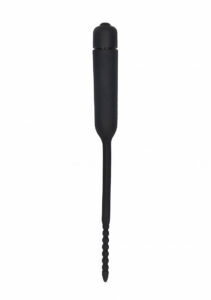 Shots Ouch! | Urethral Sounding Silicone Vibrating Bullet Plug with Beaded Tip