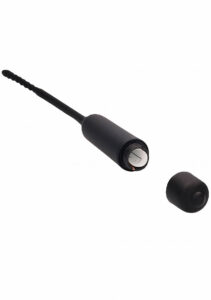 Shots Ouch! | Urethral Sounding Silicone Vibrating Bullet Plug with Beaded Tip