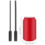 ElectraStim | Noir Silicone Electro Urethral Sounds E-Stim - 5mm & 7mm