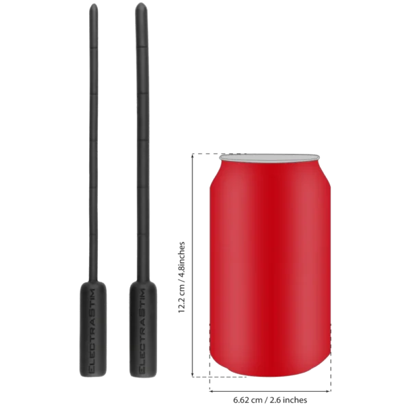 ElectraStim | Noir Silicone Electro Urethral Sounds E-Stim - 5mm & 7mm