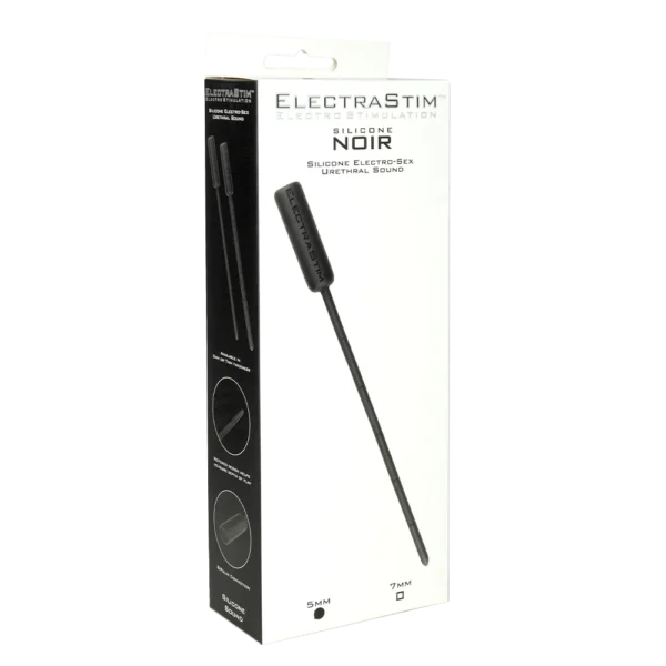 ElectraStim | Noir Silicone Electro Urethral Sounds E-Stim - 5mm