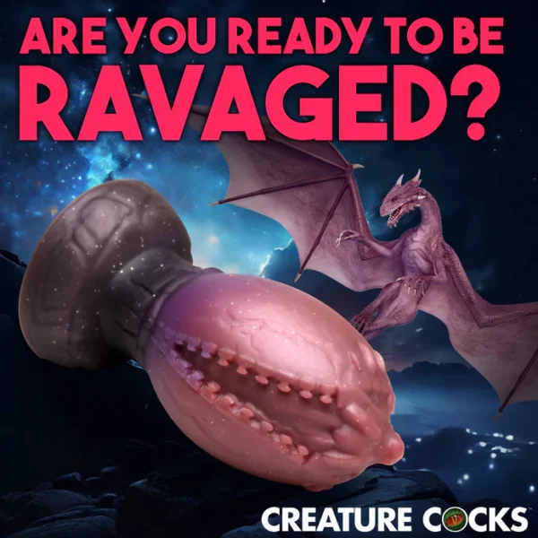 Creature Cocks Dragon Hatch Silicone Egg