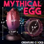 Creature Cocks Dragon Hatch Silicone Egg - Large