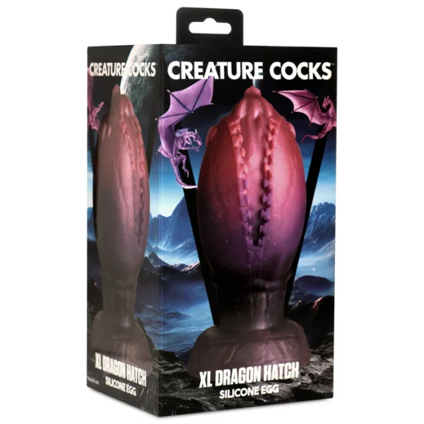 Creature Cocks Dragon Hatch Silicone Egg - Extra Large