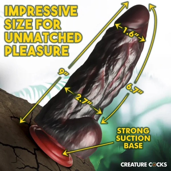 Creature Cocks King Kong Silicone Dildo - Impressive Size for Unmatched Pleasure
