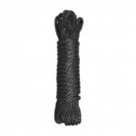 Master Series Premium Black Nylon Bondage Rope 10ft