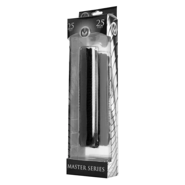 Master Series Premium Black Nylon Bondage Rope 25ft