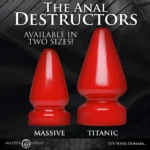 Master Series The Anal Destructor Butt Plug - Massive & Titanic