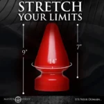 Master Series The Anal Destructor Butt Plug - Titanic - Dimensions