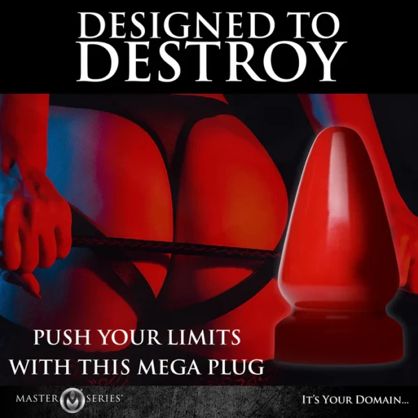 Master Series The Anal Destructor Butt Plug - Titanic - Designed to Destroy