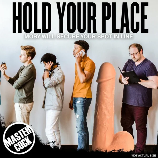 Moby Huge 2 Foot Tall Super Dildo - Light