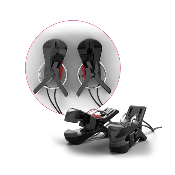 Mystim Barry Bite Bipolar E-Stim Nipple Clamps