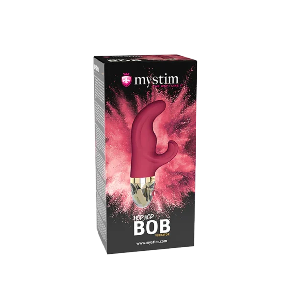 Mystim Hop Hop Bob Dual Stimulation Rabbit Vibrator - Fuchsia