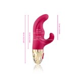 Mystim Hop Hop Bob Dual Stimulation Rabbit Vibrator - Fuchsia
