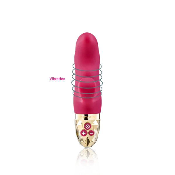 Mystim Hop Hop Bob Dual Stimulation Rabbit Vibrator - Fuchsia
