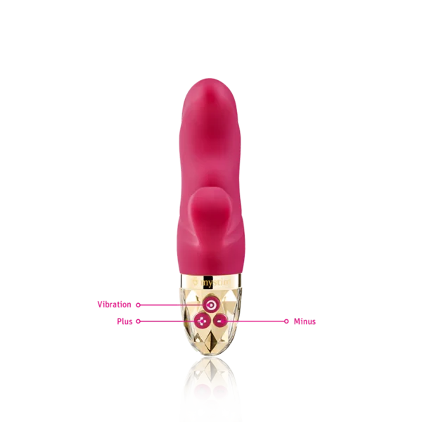 Mystim Hop Hop Bob Dual Stimulation Rabbit Vibrator - Fuchsia