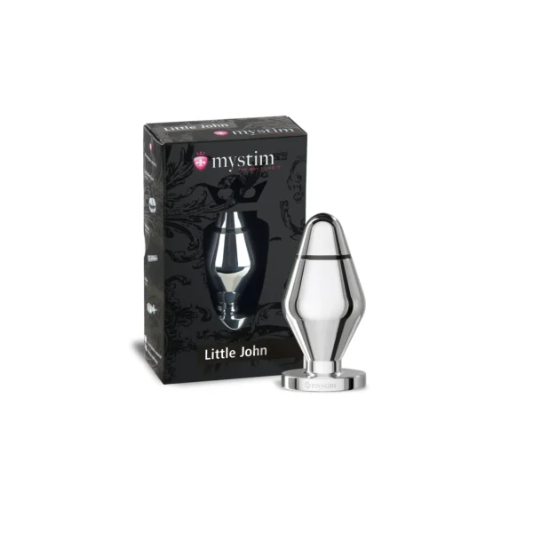 Mystim Little John Small Aluminum e-Stim Butt Plug
