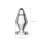 Mystim Little John Small Aluminum e-Stim Butt Plug