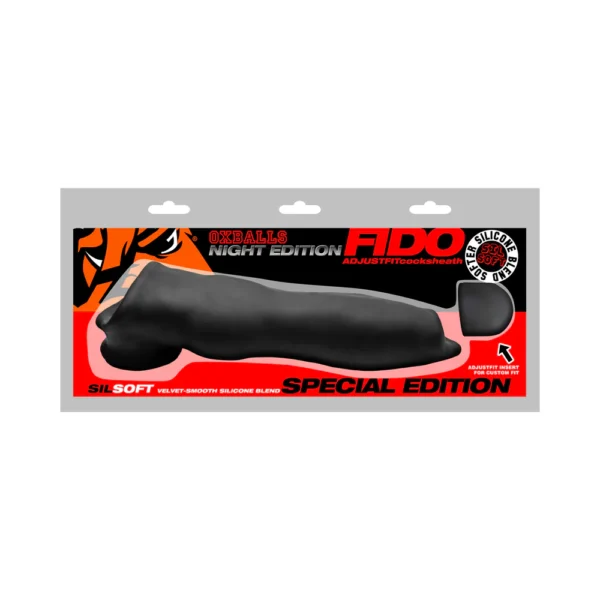 OXBALLS FIDO Velvet-Smooth Beast Cock Sheath - Special Edition Night