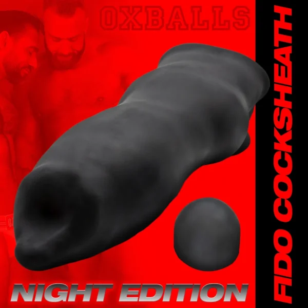OXBALLS FIDO Velvet-Smooth Beast Cock Sheath - Special Edition Night