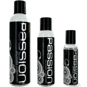 Passion Premium Silicone Lubricant 2oz, 4oz, 8oz Group