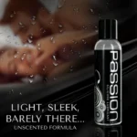 Passion Premium Silicone Lubricant - Light, Sleek, Barely There