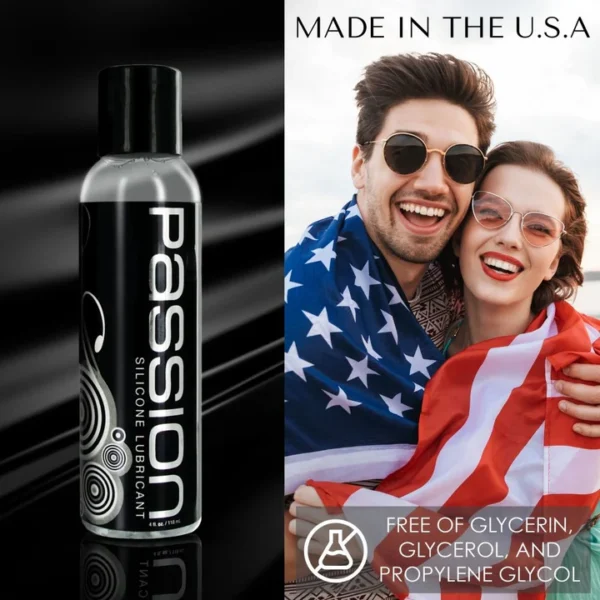 Passion Premium Silicone Lubricant - Made in the USA
