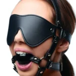 Strict - Blindfold Harness and Ball Gag