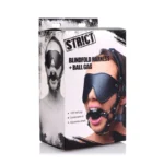 Strict - Blindfold Harness and Ball Gag