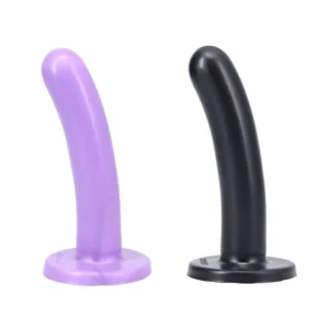Tantus Silk Dildo - Medium - Purple & Black Group