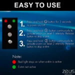 Zeus Electrosex e-Stim Spiked Paddle - Easy to Use