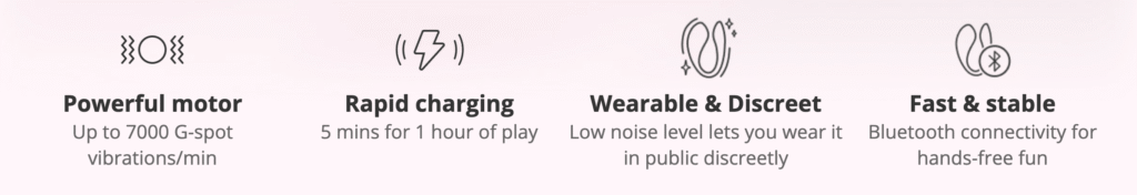 Lovense Lush 4 Bluetooth G-spot Egg Vibrator - Highlights