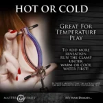 Master Series Adjustable Pussy Clamp with Leash