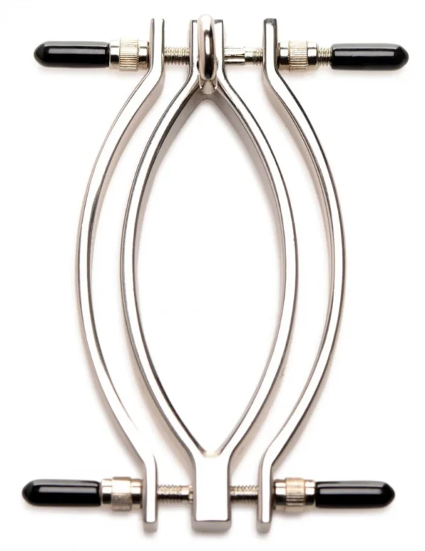 Master Series Adjustable Pussy Clamp with Leash