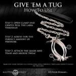 Master Series Adjustable Pussy Clamp with Leash