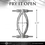 Master Series Stainless Steel Adjustable Pussy Clamp