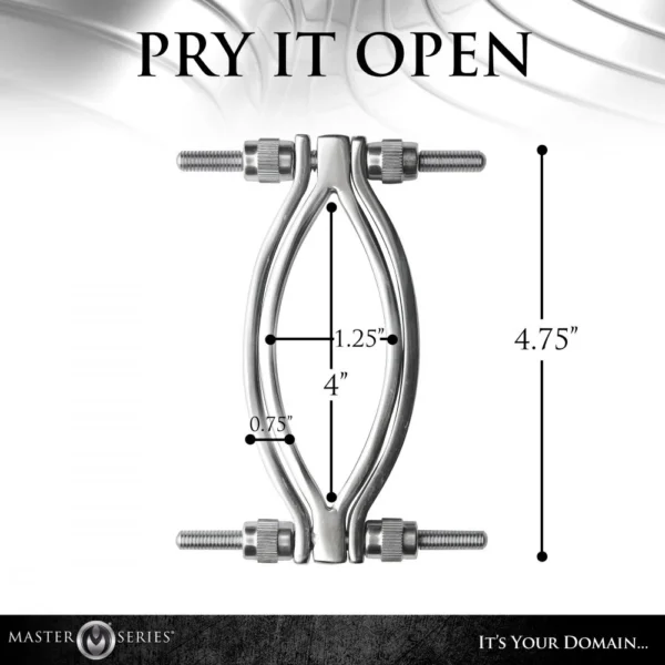 Master Series Stainless Steel Adjustable Pussy Clamp