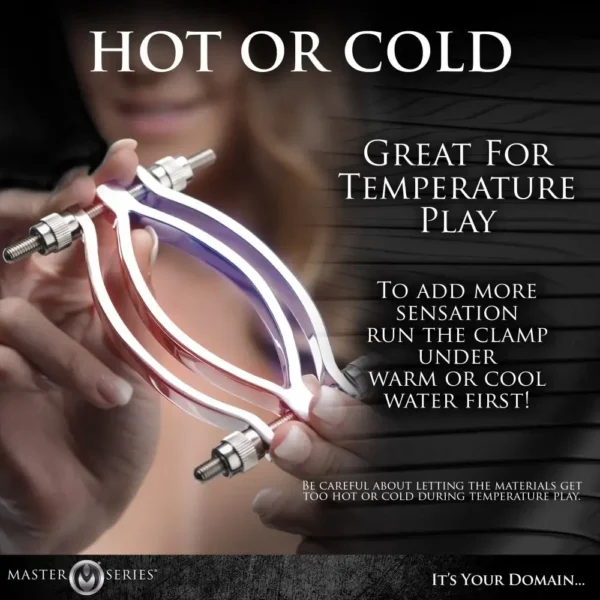 Master Series Stainless Steel Adjustable Pussy Clamp
