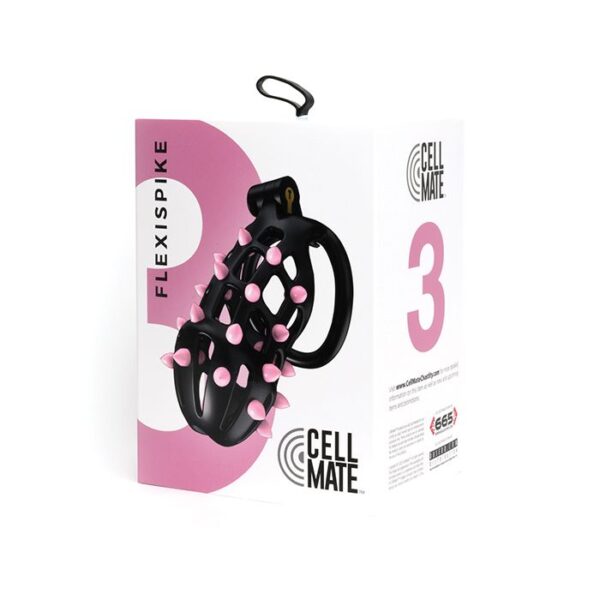 Sport Fucker Cellmate FlexiSpike Chastity Cage - Size 3