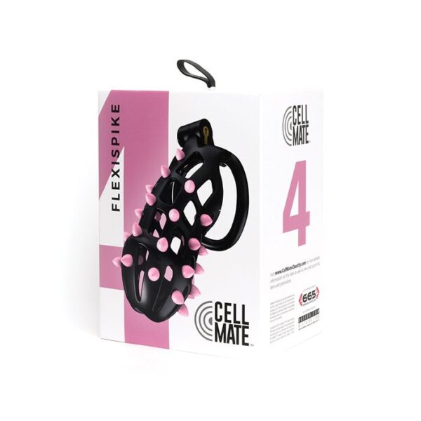 Sport Fucker Cellmate FlexiSpike Chastity Cage - Size 4