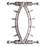 Master Series | Extreme Restraints | Spread 'Em Poker Labia Clamp with Adjustable Pressure Screws