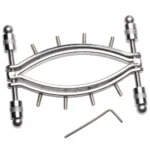 Master Series | Extreme Restraints | Spread 'Em Poker Labia Clamp with Adjustable Pressure Screws
