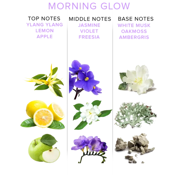 Eye of Love Morning Glow Attract Him Pheromone Parfum Fragrance Chart